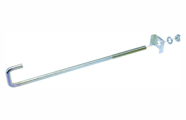 ネグロス電工 HB吊り金具用補強金具M8 (H形鋼用)(空調用)(チャンネルフックボルト/Z-HBRH-F)